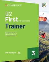 B2 First For Schools Trainer 3 Trainer Without Answers With Digital Pack