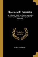 Statement Of Principles